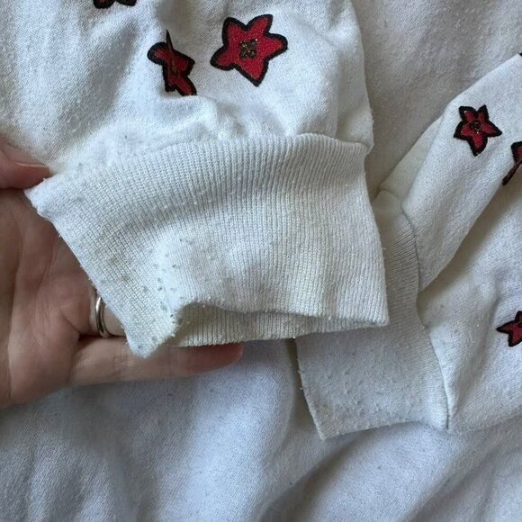 Vintage Ugly 3d printed puff print christmas reindeer sweater -XL - Picture 4 of 10